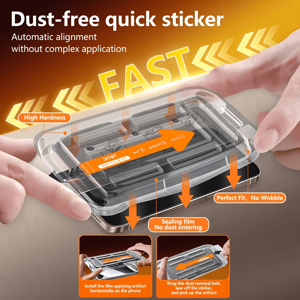 AKABEILA iPhone Tempered Glass Screen Protector 1–5 Pack