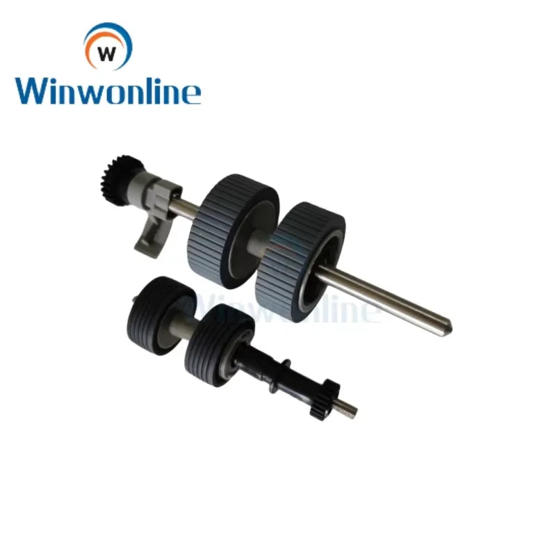 Brake & Pick Roller Set w/ Axle for Fujitsu Fi-6130 Fi-6230