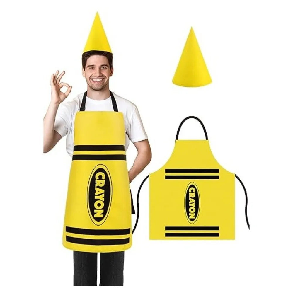Crayon Costume Apron & Hat Set – Halloween & Book Day
