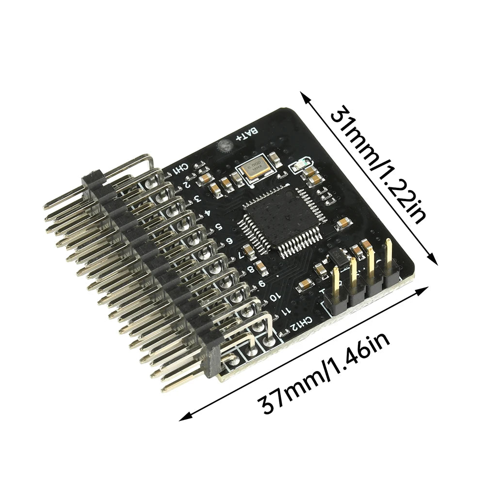 12-Channel CRSF to PWM Adapter Board – DC5V ELRS RC Module