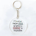 Teacher Appreciation Acrylic Keychain – Heartfelt Thank You Gift