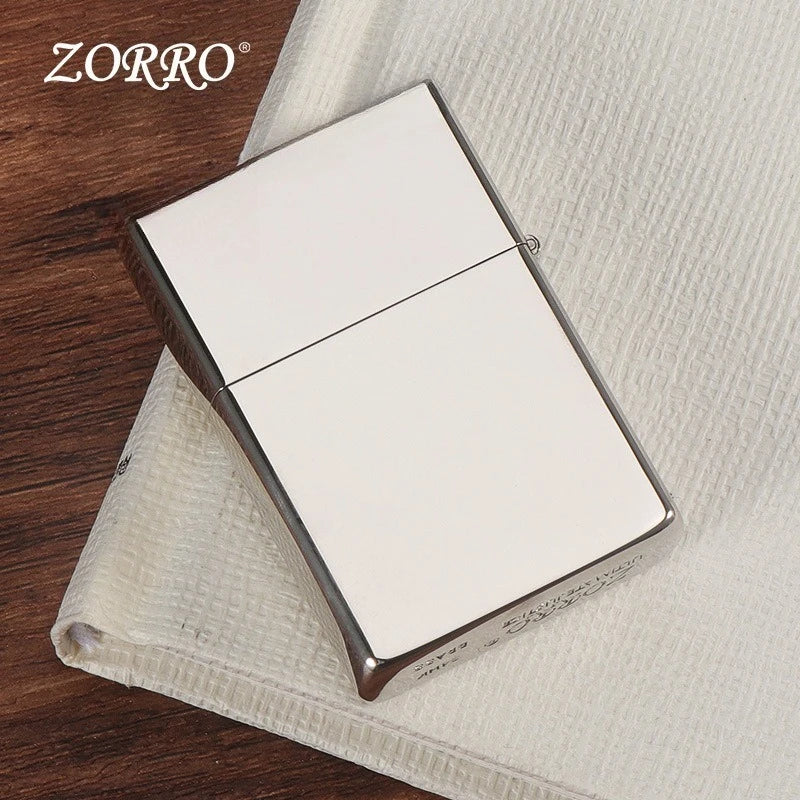 ZORRO Nickel Carving Windproof Lighter – Love Compass Design