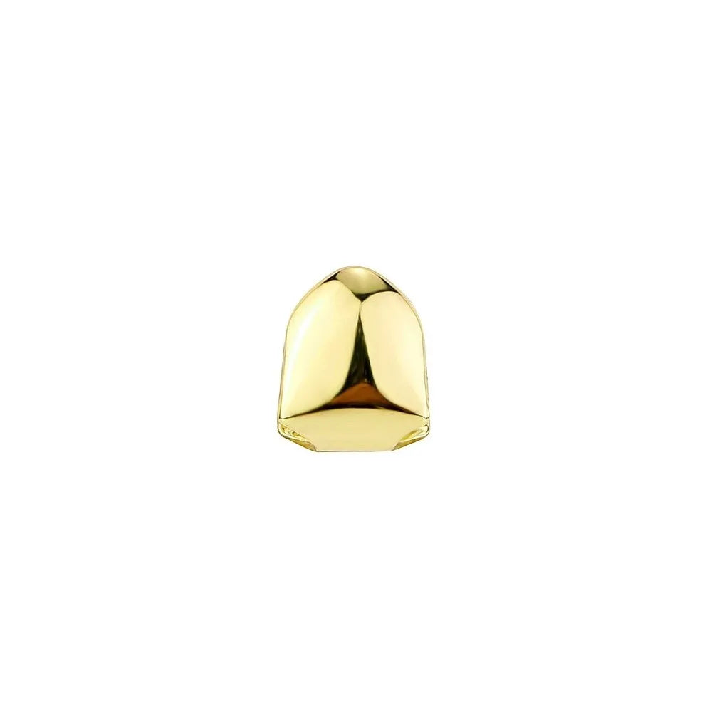 Hip Hop Single Tooth Grill Cap – Gold, Silver & Rose Gold