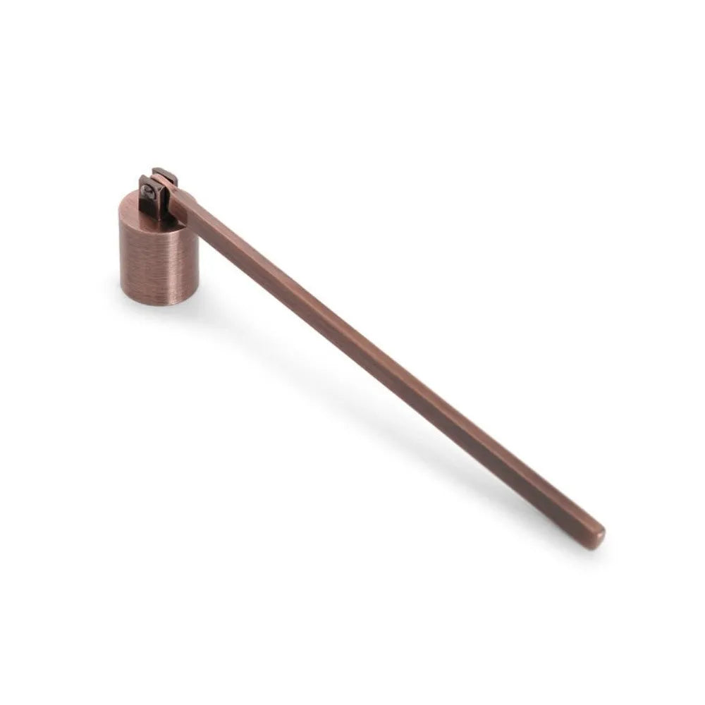 Vintage Bell-Shape Metal Candle Snuffer Long Handle Decor