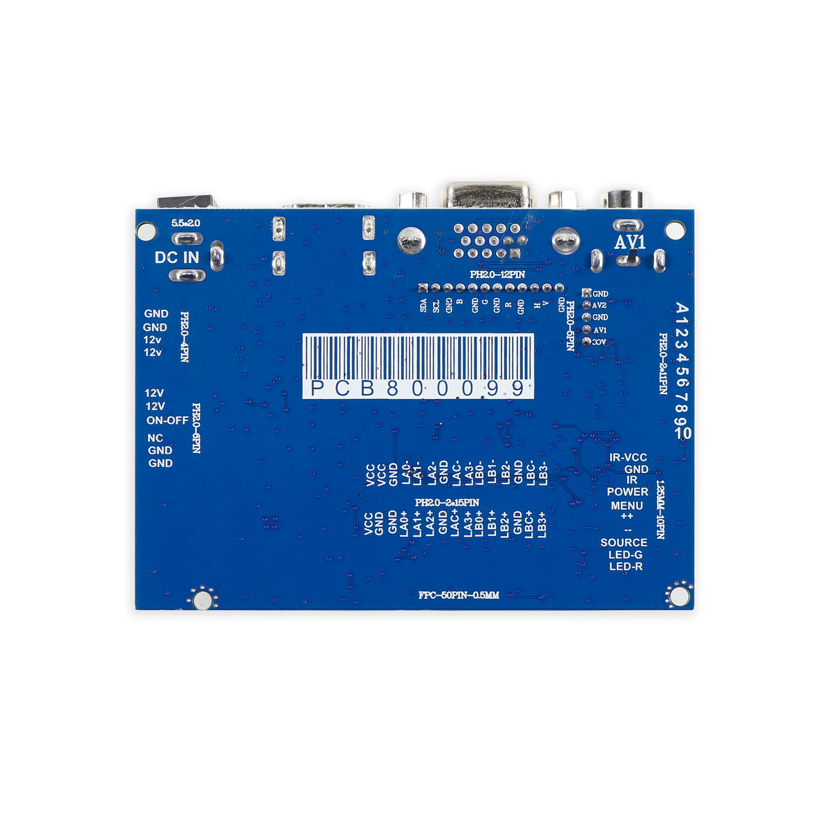 LCD LVDS Controller Board HDMI VGA 2AV 50-Pin VS-TY2662-V1