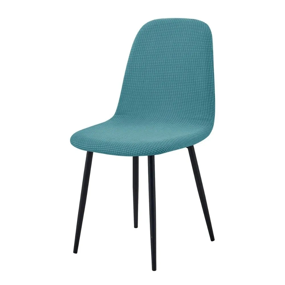Stretch Jacquard High Back Dining Chair Cover Slipcover