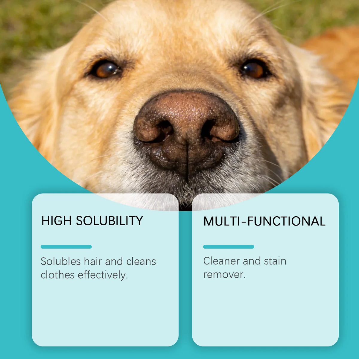 Pet Hair Removal Effervescent Tablets for Washing Machine