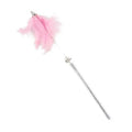 Feather & Bell Cat Wand Toy – Handheld Tickle Wand
