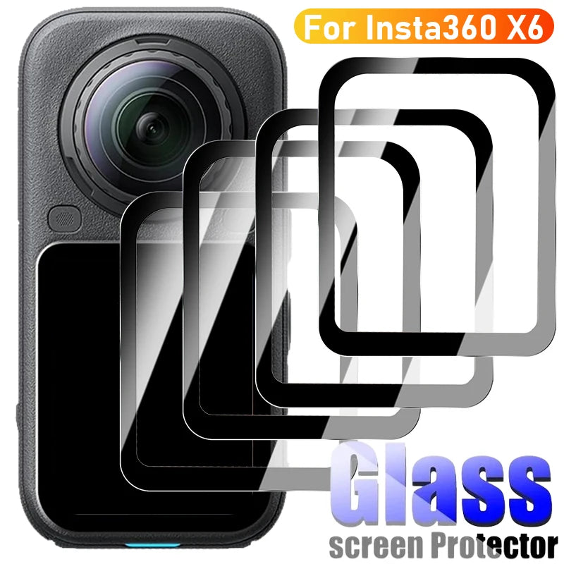 Tempered Glass Screen Protector for Insta360 X6 Camera