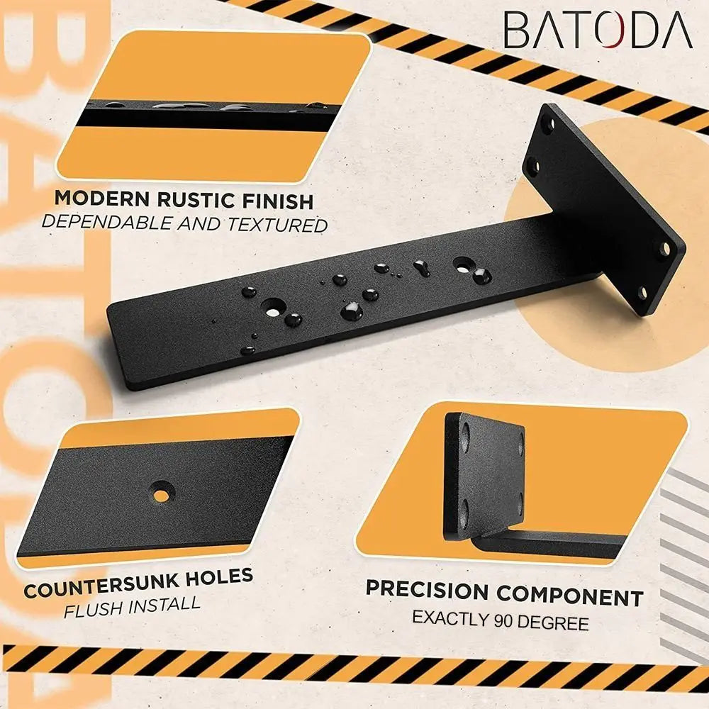 Invisible Floating Shelf Brackets – Heavy-Duty L Wall Mount