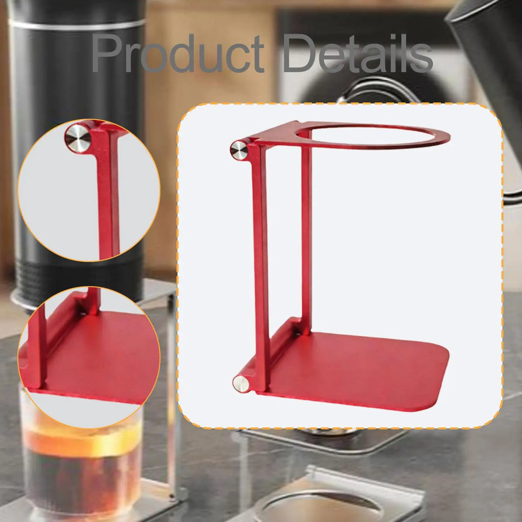 Foldable Aluminum Pour Over Coffee Dripper Stand | Travel