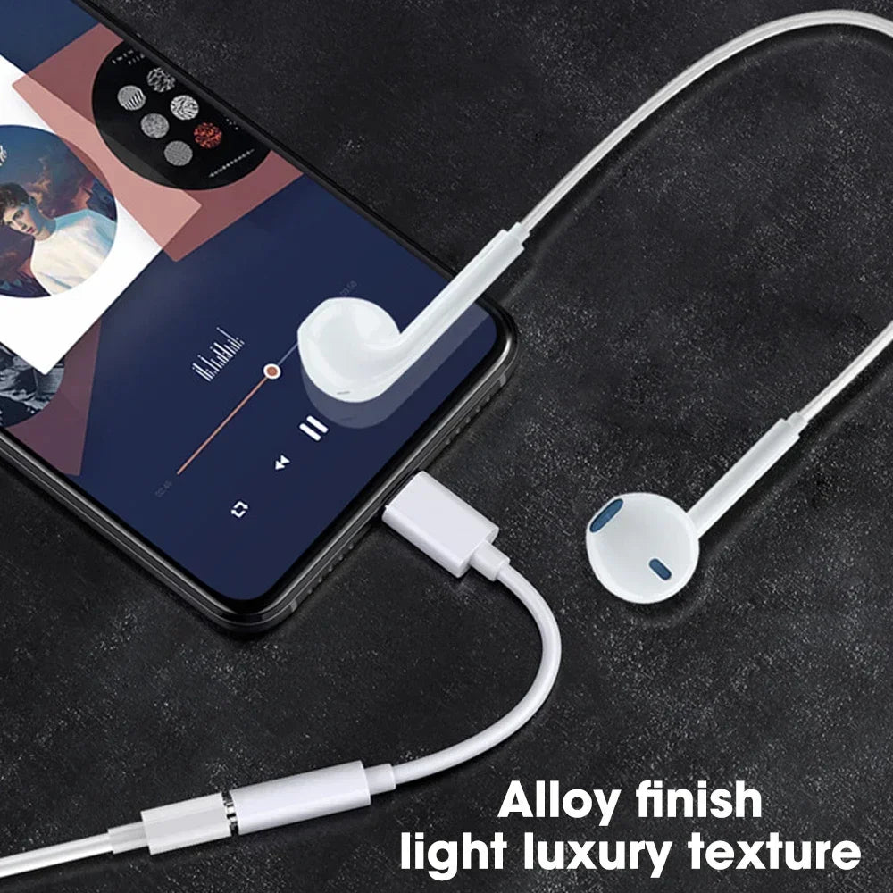 USB-C to 3.5mm Headphone Adapter for iPhone 15 Series