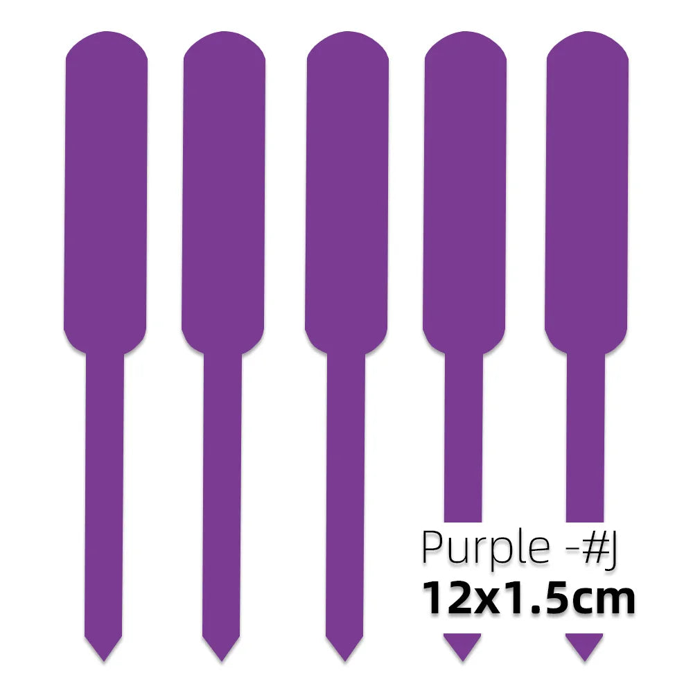 Waterproof PVC Plant Tags – Colorful Nursery Markers & Labels