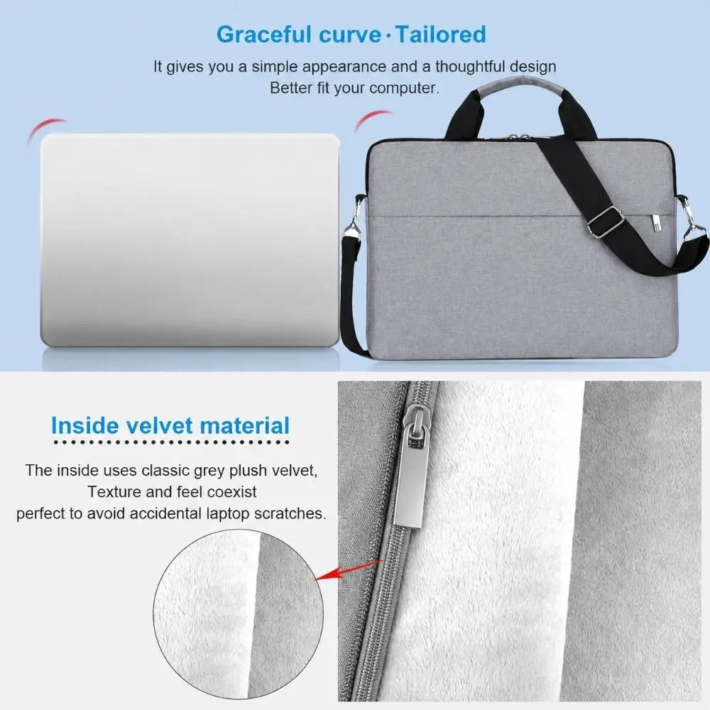 Shockproof Laptop Sleeve Bag | Waterproof 13–15.6 Inch