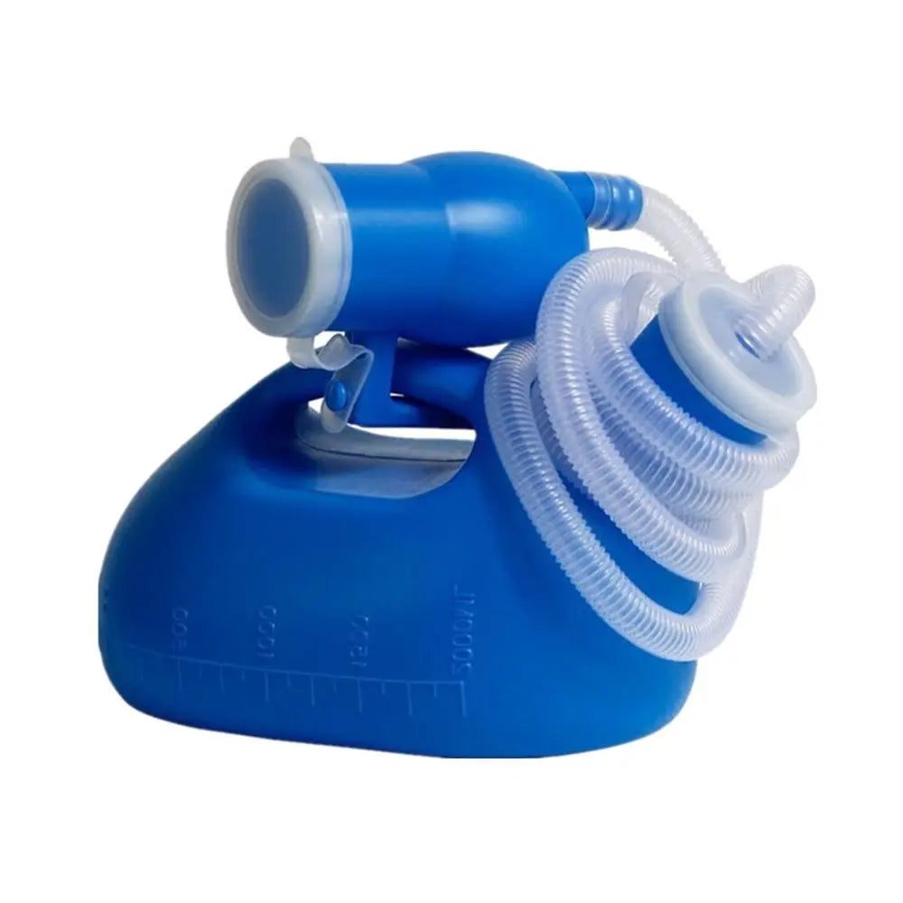 Portable Urinal Bottle 2000ml with Lid & Extension Tube