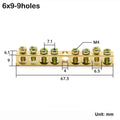 Copper Bus Bar Terminal Block – Brass Screw Wire Connector