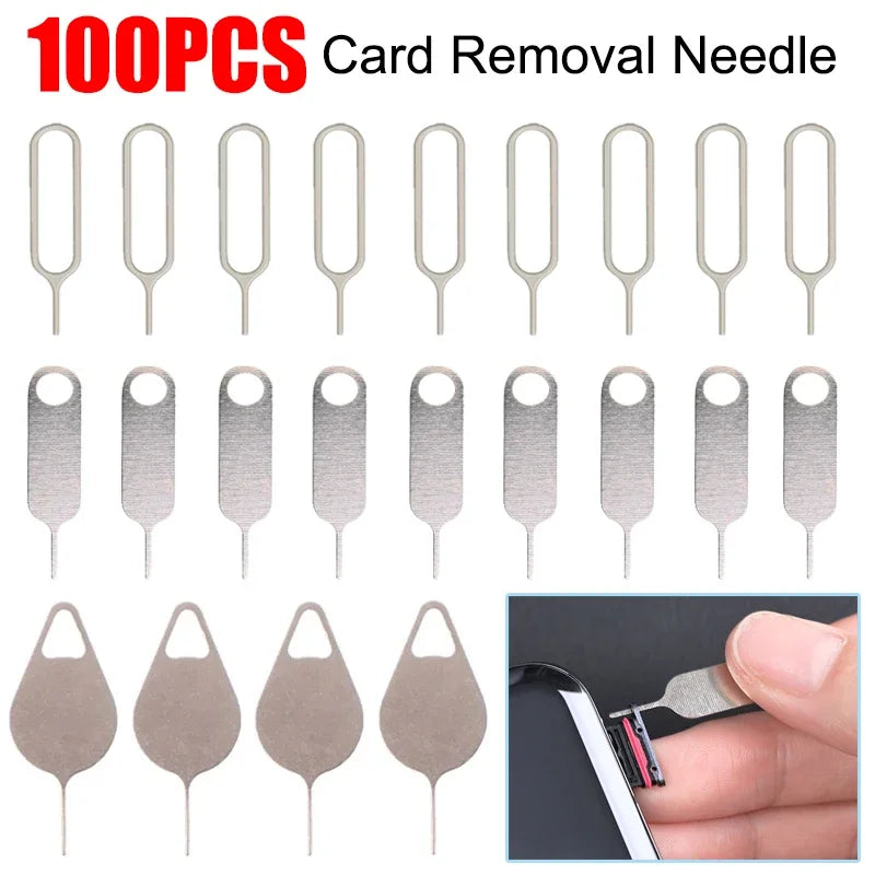 Metal SIM Card Eject Pin Tool – Universal iPhone Samsung iPad