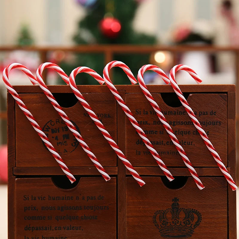 6-Pack Candy Cane Christmas Tree Ornaments | Holiday Decor