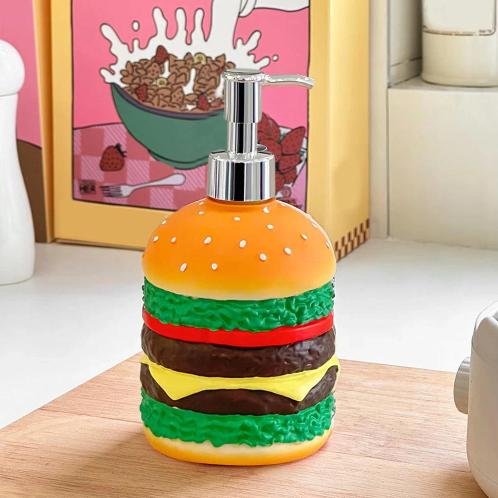 Hamburger Soap Dispenser – Fun Pump Bottle for Bathroom