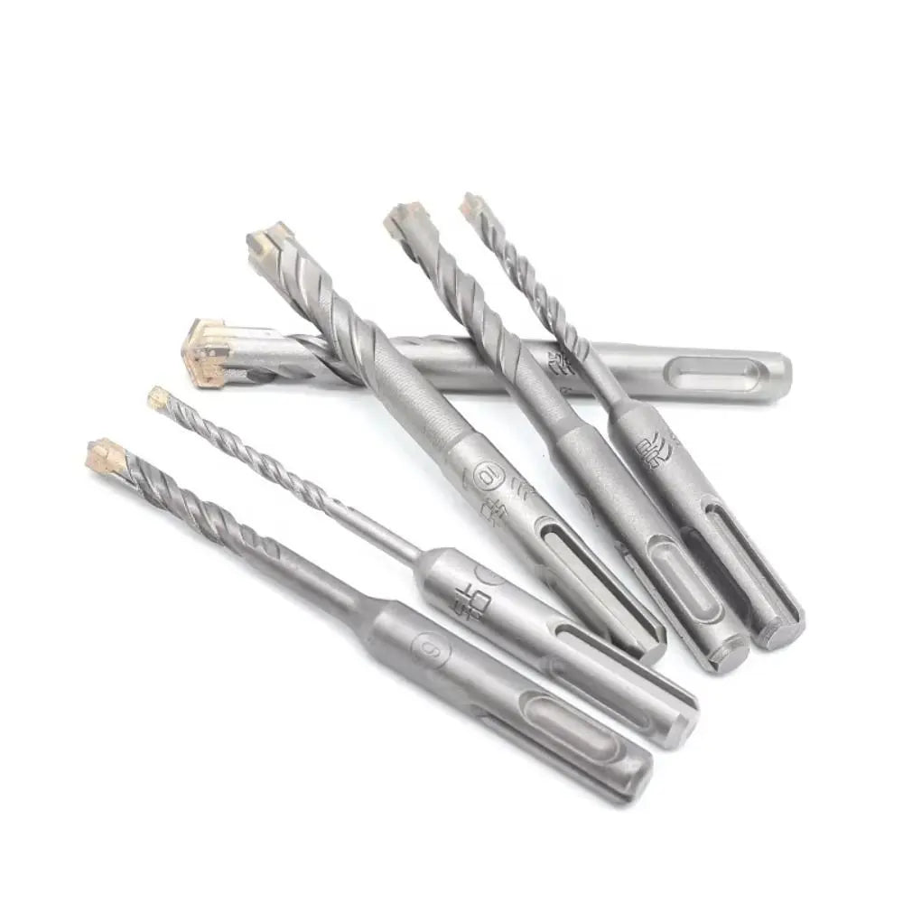 SDS Plus Concrete Drill Bit – 4 Cutter Cross Tip, 5–12mm
