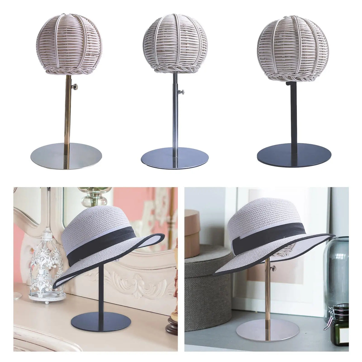 Adjustable Hat Display Stand | Multifunctional Cap Holder