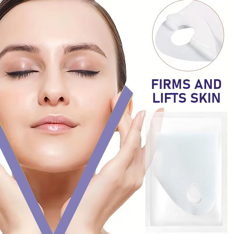 ROZINO V-Line Chin Lifting Gel Mask 5-Pack | Korean Skincare