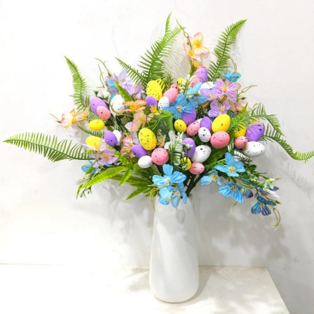 Easter Egg Branch with Rabbits – DIY Spring Flower Decor