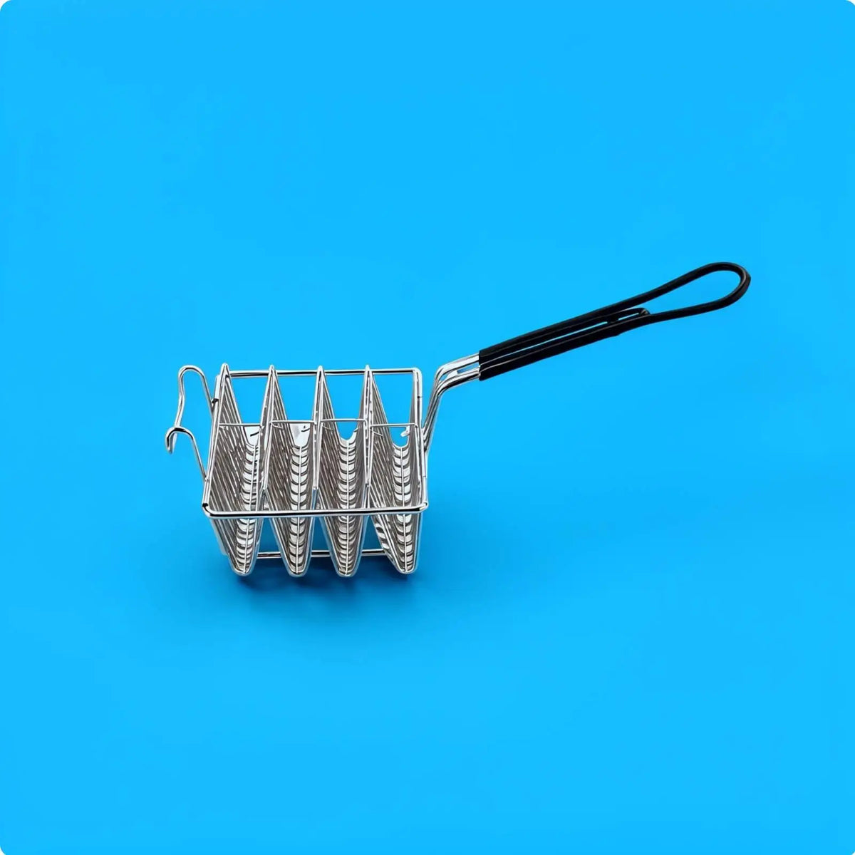 Stainless Steel Taco Holder Deep Fryer Basket | Restaurant Use