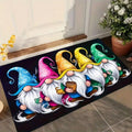Festive Gnome Door Mat – Non-Slip Machine Washable Rug