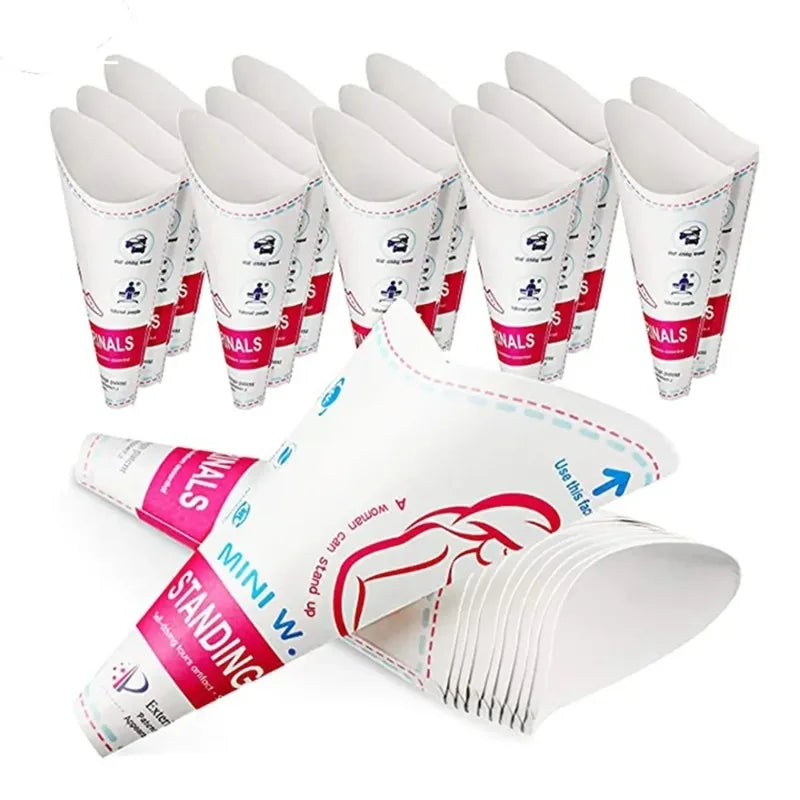 Women's Portable Urinal Funnel – Disposable Female Pee Device