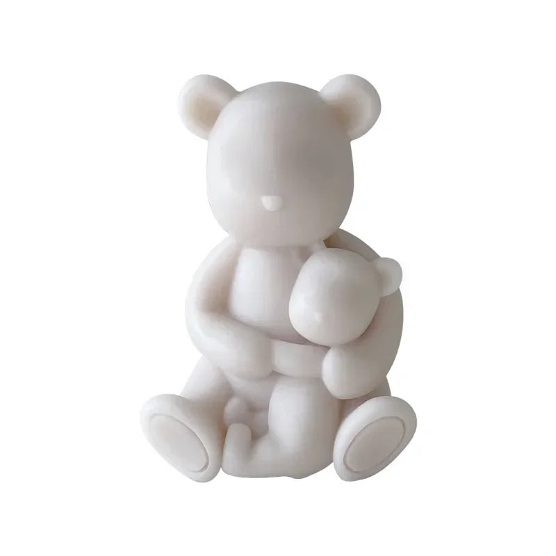 3D Bear Silicone Mold – Candle, Soap, Resin & Chocolate DIY