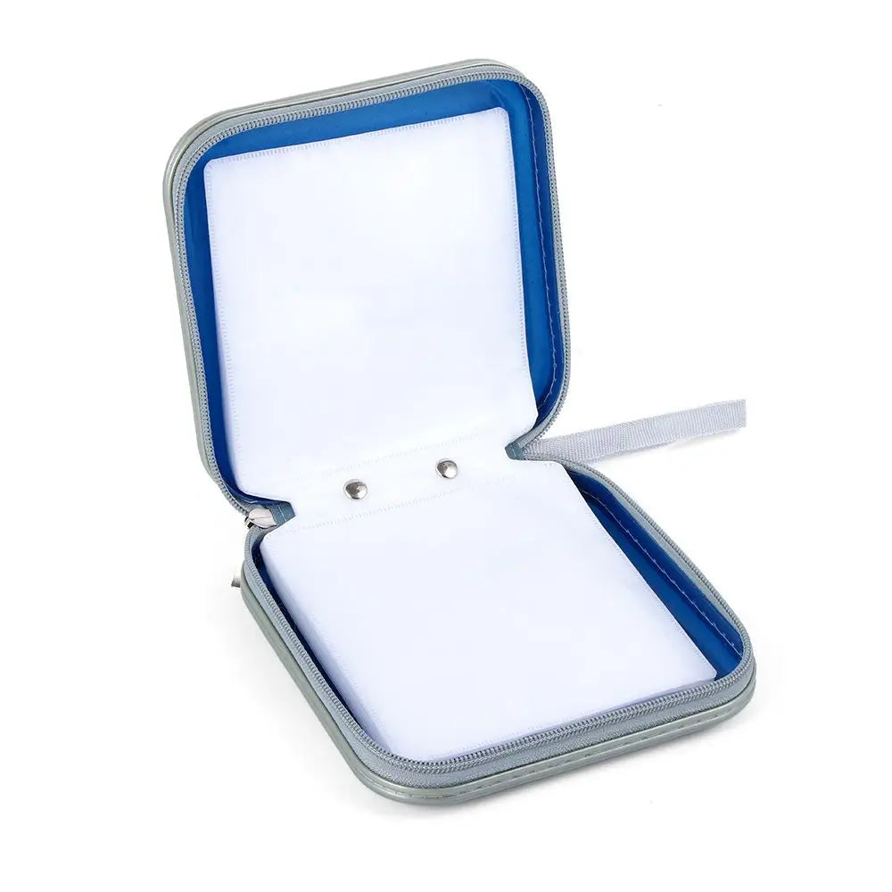 40-Disc Portable CD DVD Wallet Organizer Case | Hard Box