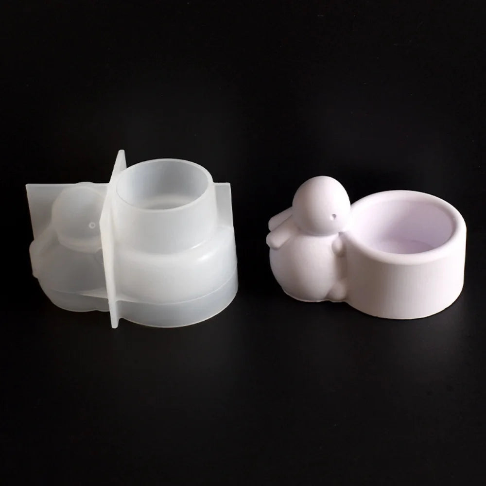Rabbit Silicone Mold – DIY Candle, Gypsum & Resin Craft