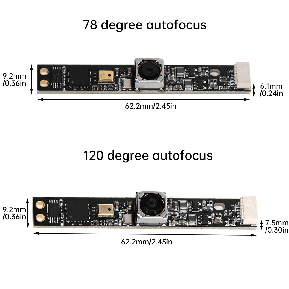 IMX179 8MP Autofocus HD USB Camera Module – 78°/120° FOV