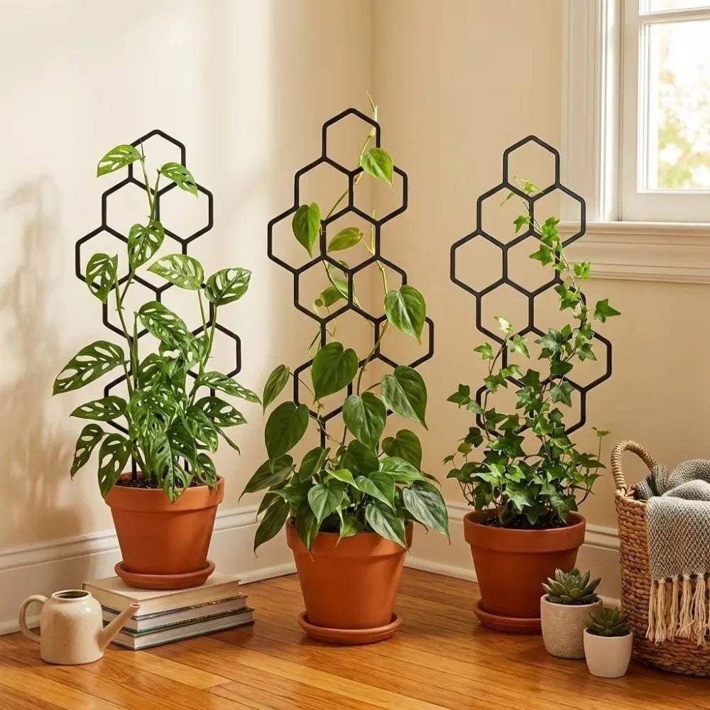 Honeycomb Plant Trellis – Rustproof Plastic Climbing Support