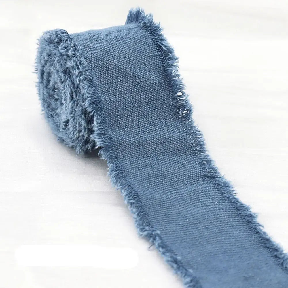 1.5 Yards Blue Denim Ribbon – DIY Hair Bows & Bridal Crafts