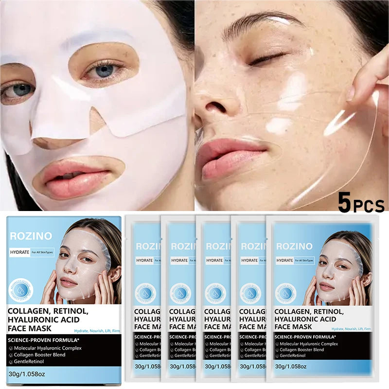 ROZINO 3-in-1 Collagen Retinol Hyaluronic Acid Face Mask