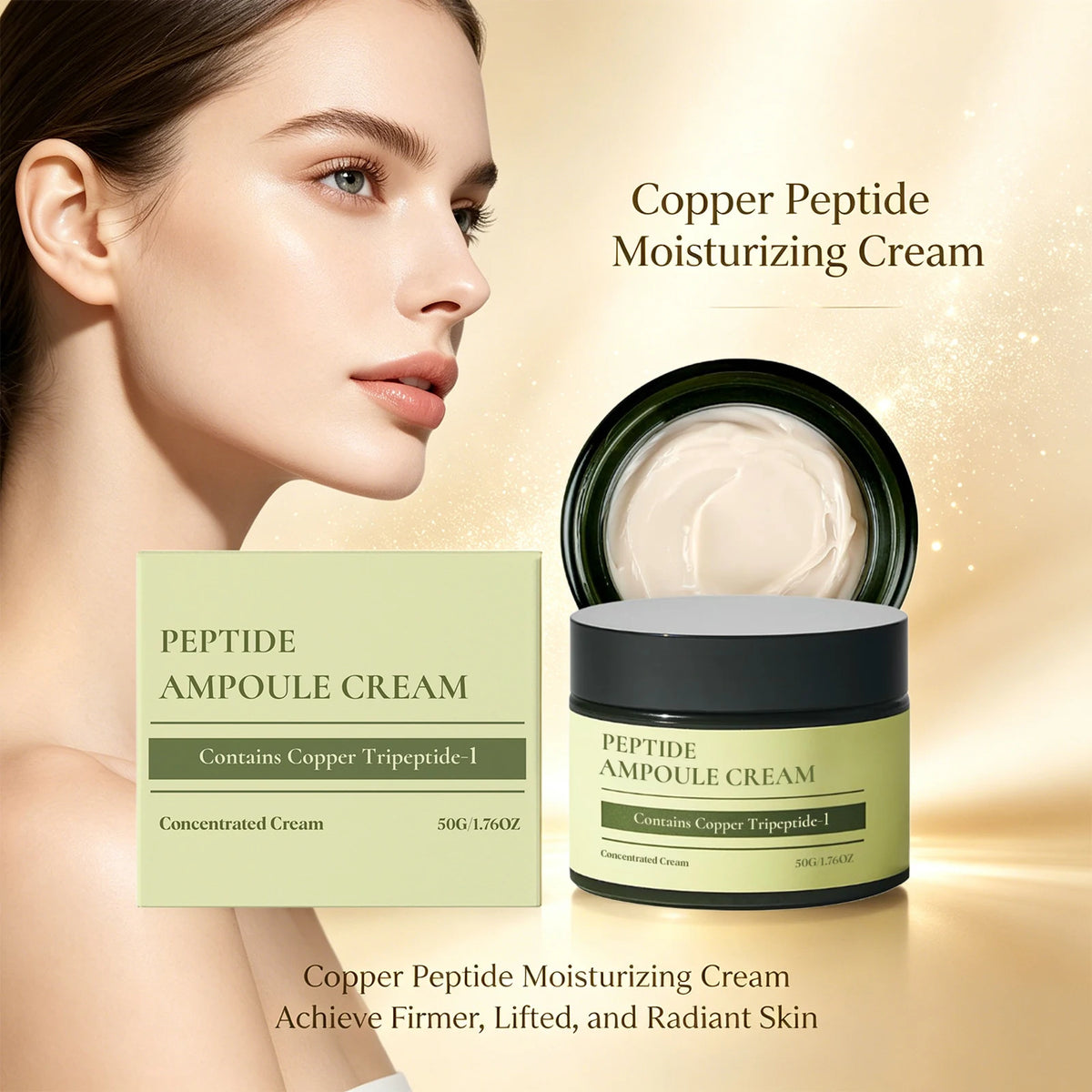 Copper Peptide Face Cream – Firming, Brightening & Hydrating
