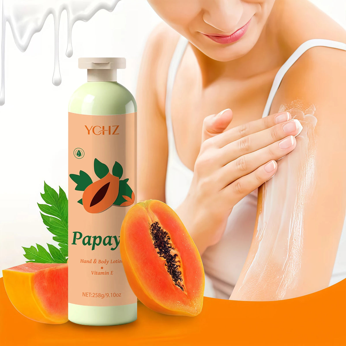 Papaya & Vitamin E Body Lotion – Moisturizing Skin Care