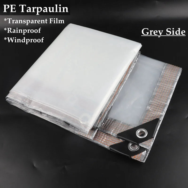 Waterproof Transparent PE Tarpaulin – Garden & Camping Tarp