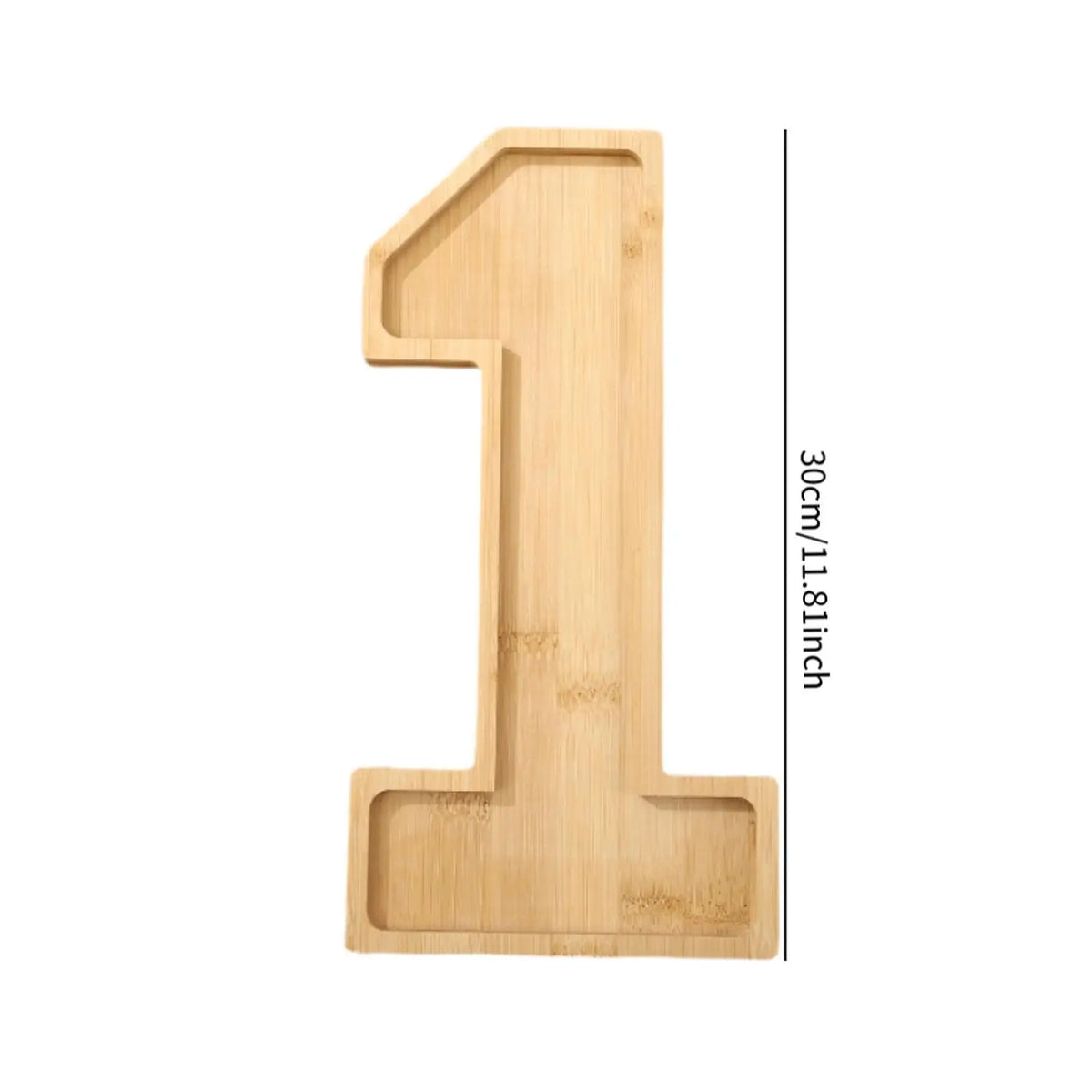 Wooden Number Serving Tray Set of 2 – Appetizer & Party Platter