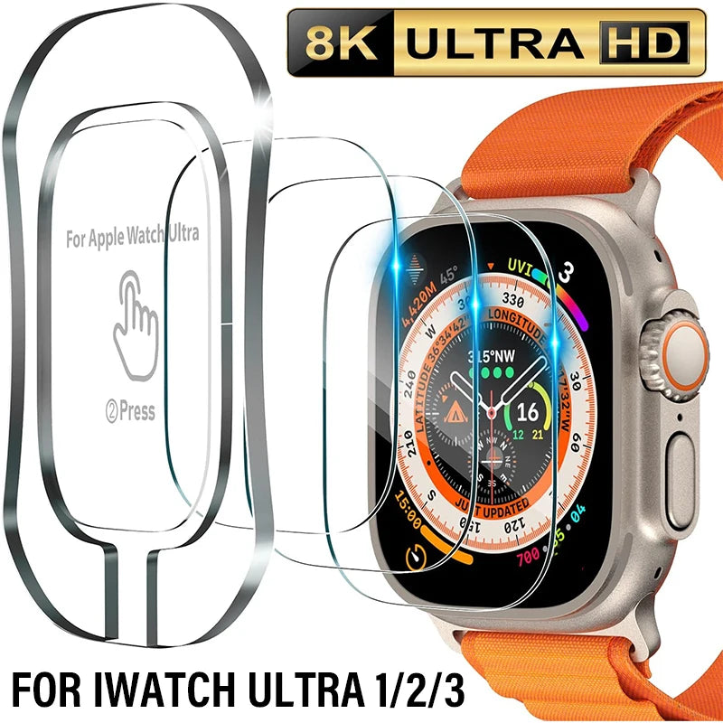 Apple Watch Ultra 1/2/3 Tempered Glass Screen Protector