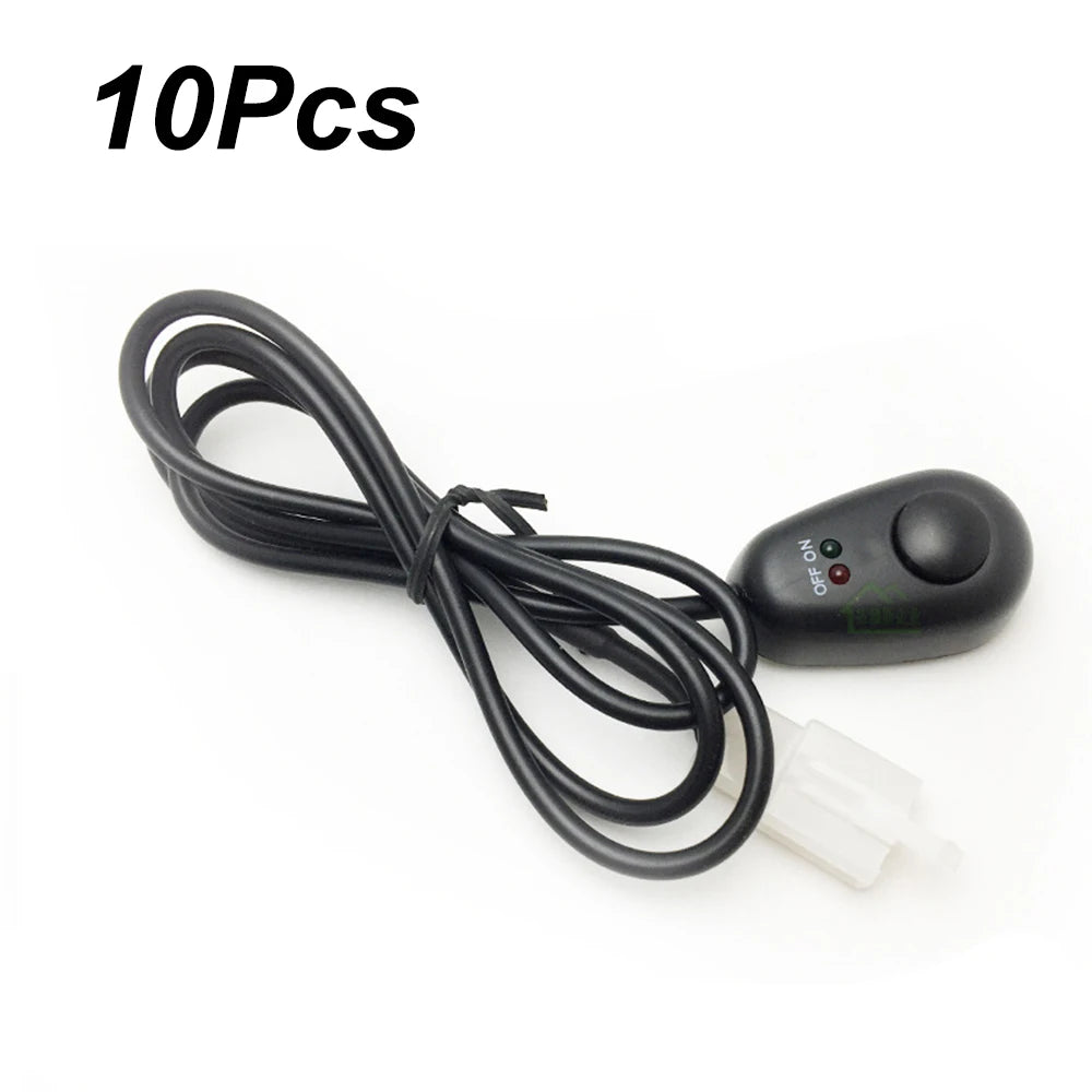 DC 12V Toggle Switch with Cable for Motorcycle & Car Lights