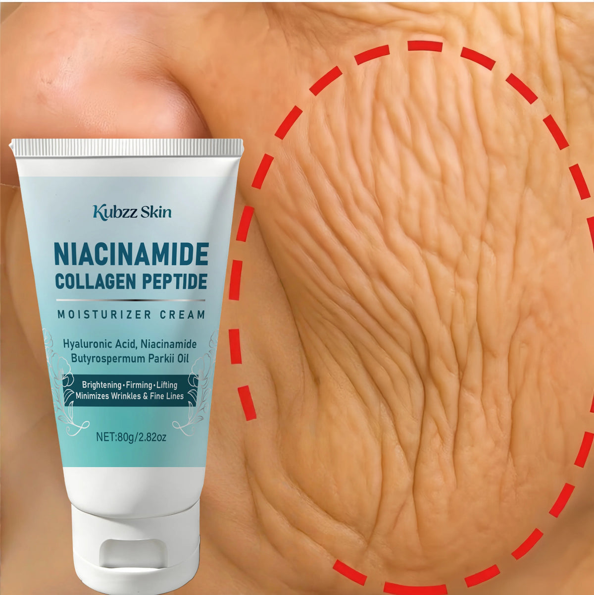 YCHZ Niacinamide Moisturizing Cream 80g – Hyaluronic Acid & Ceramide