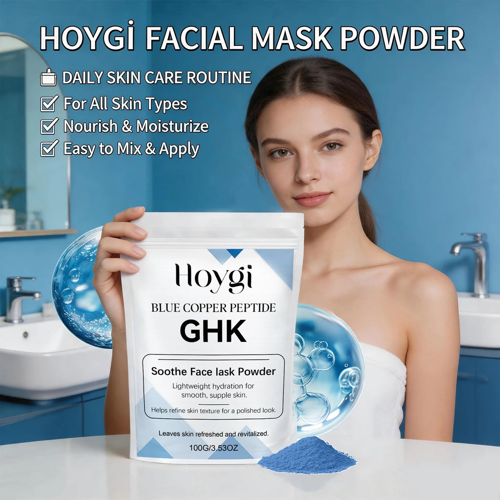 Blue Copper Peptide GHK DIY Facial Mask Powder – Hydrating