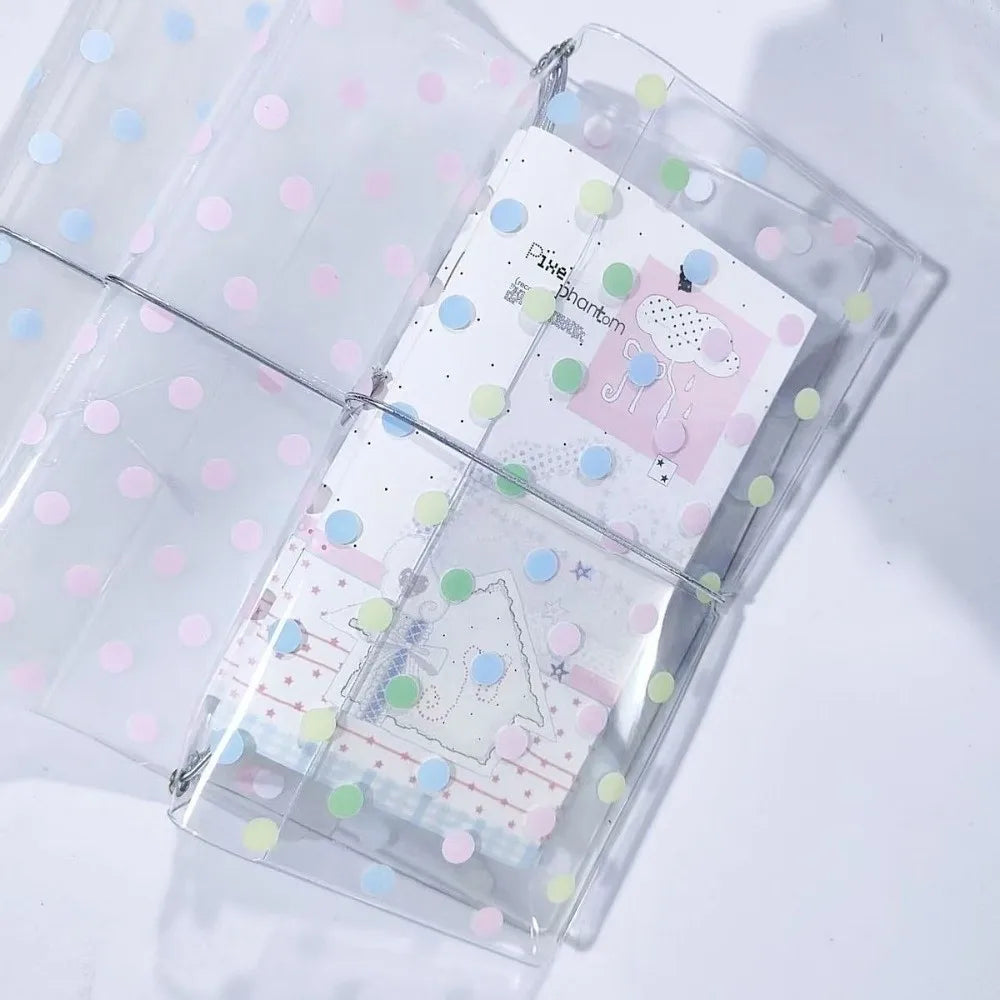 Transparent PVC TN Traveler Notebook Cover with Elastic Band