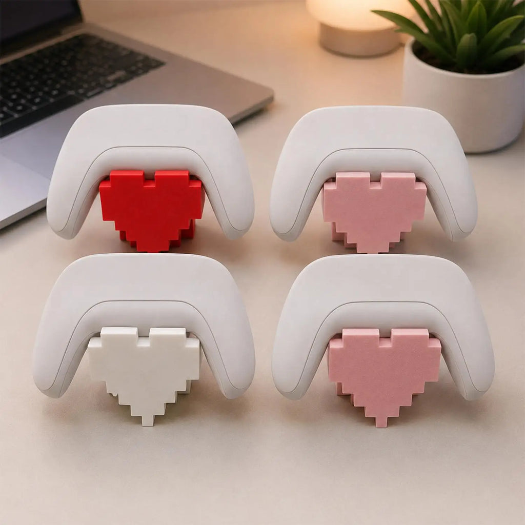 Retro Pixel Heart Game Controller Stand – PS5/PS4/Switch Pro