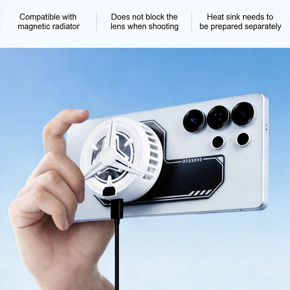 Magnetic Phone Cooling Pad – Superconducting Metal Heat Sink