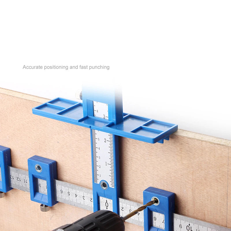 Adjustable Woodworking Drill Guide & Hole Locator Positioner