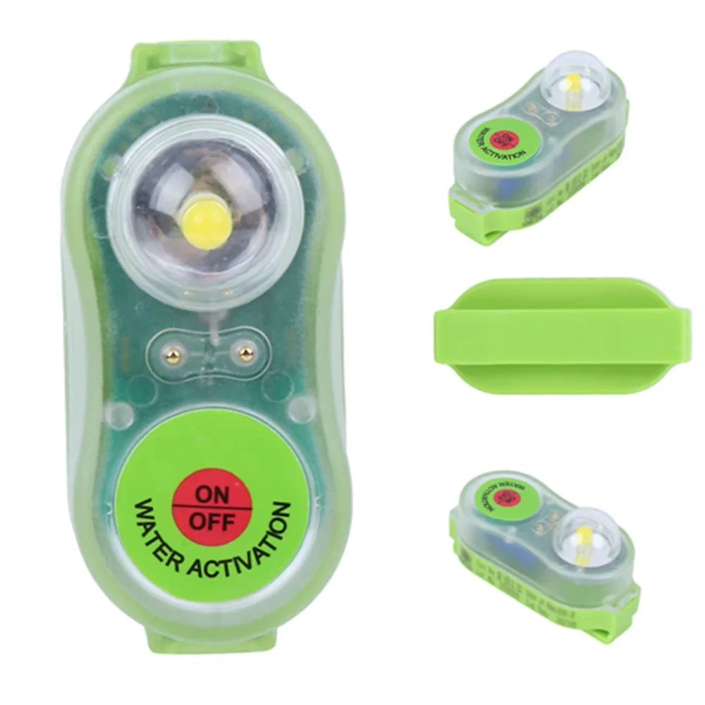 Waterproof LED Life Jacket Signal Light – Auto Water-Activated